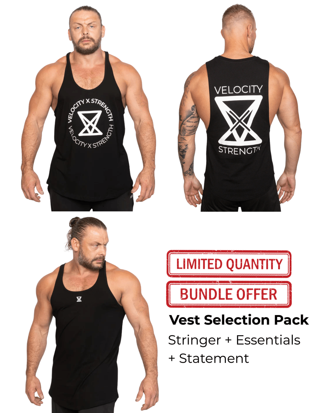 Vest Selection Pack - VXS GYM WEAR