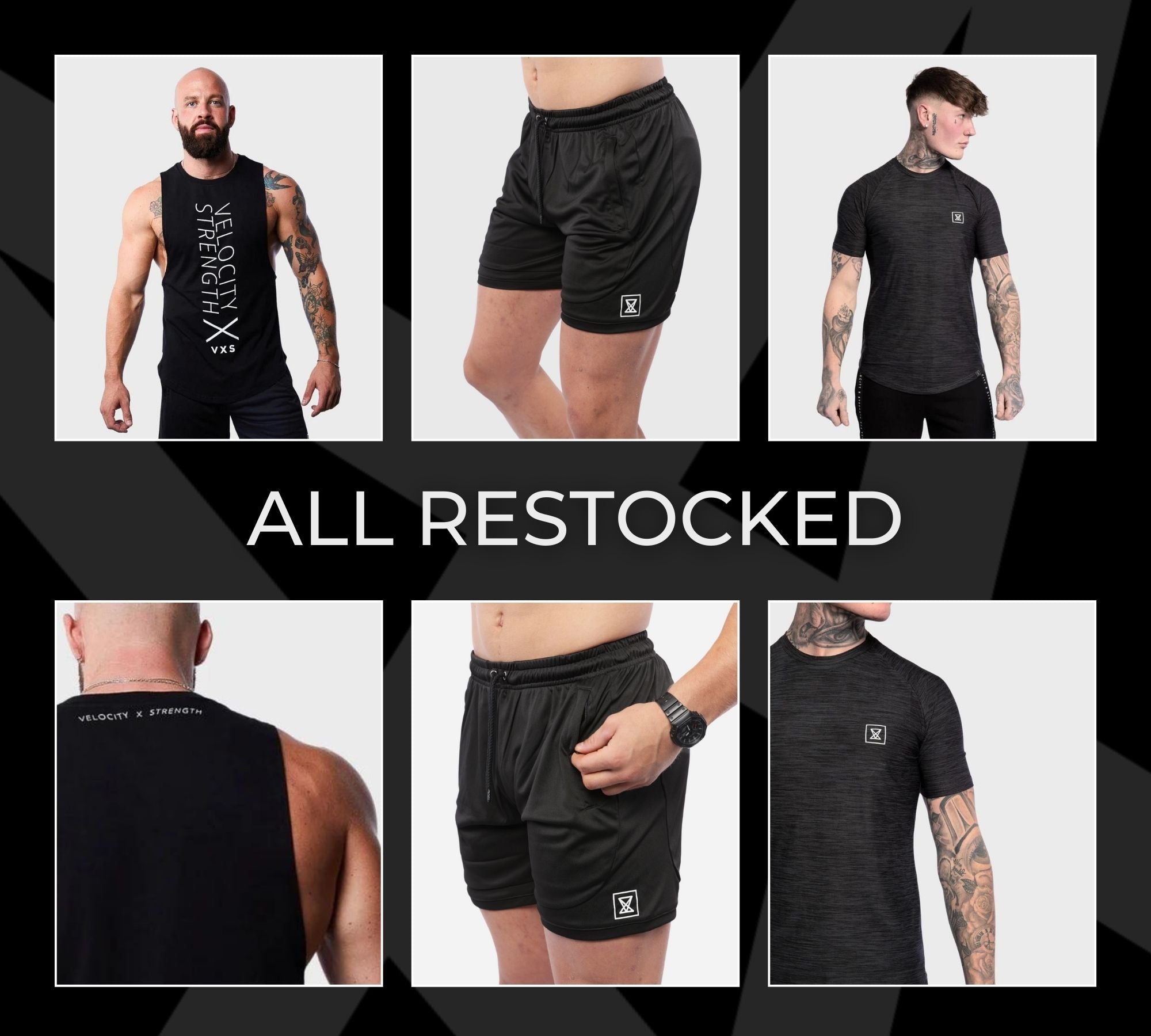 Back In Stock - What's back? - VXS GYM WEAR