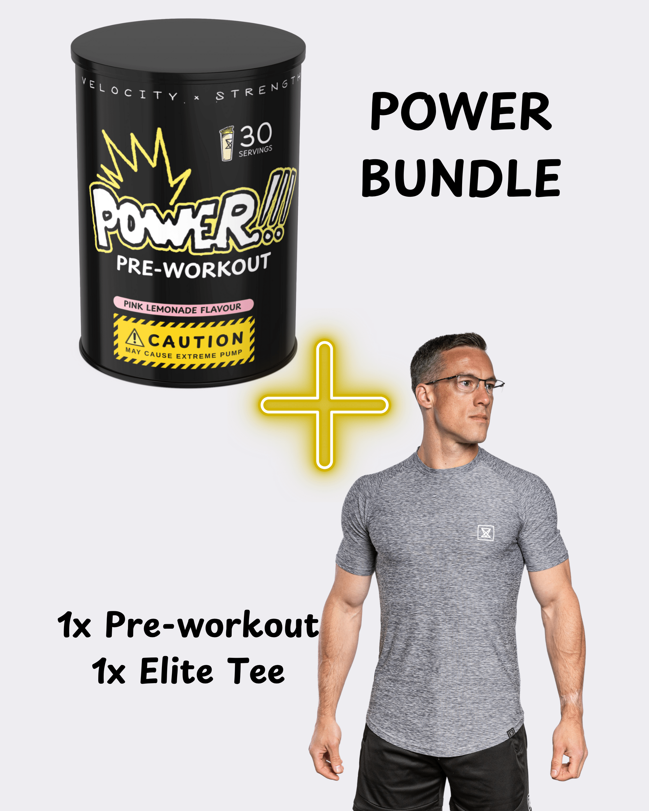 POWER BUNDLE 2: Elite + Pre - Workout - VXS GYM WEAR