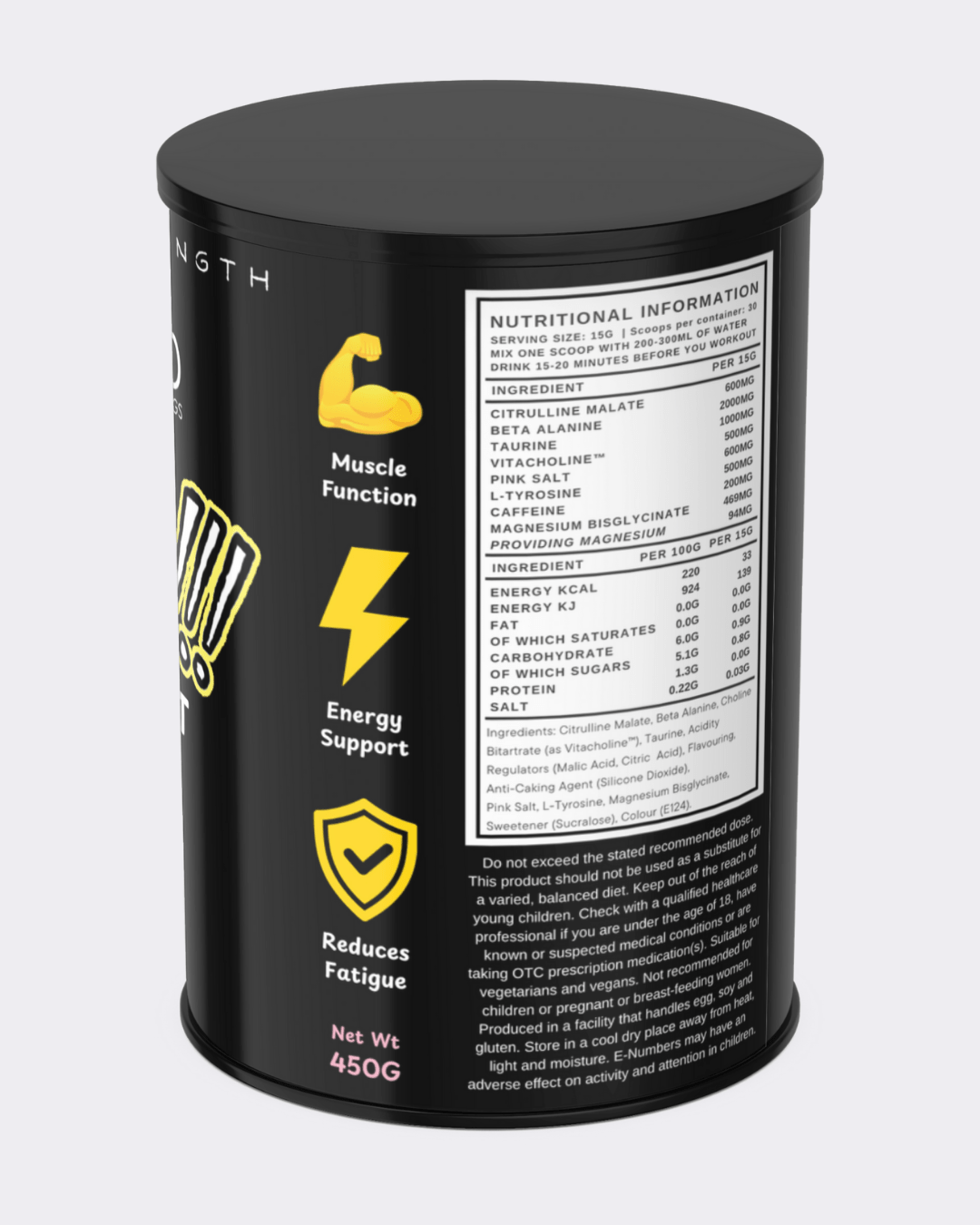 POWER!!! Pre - Workout - VXS GYM WEAR