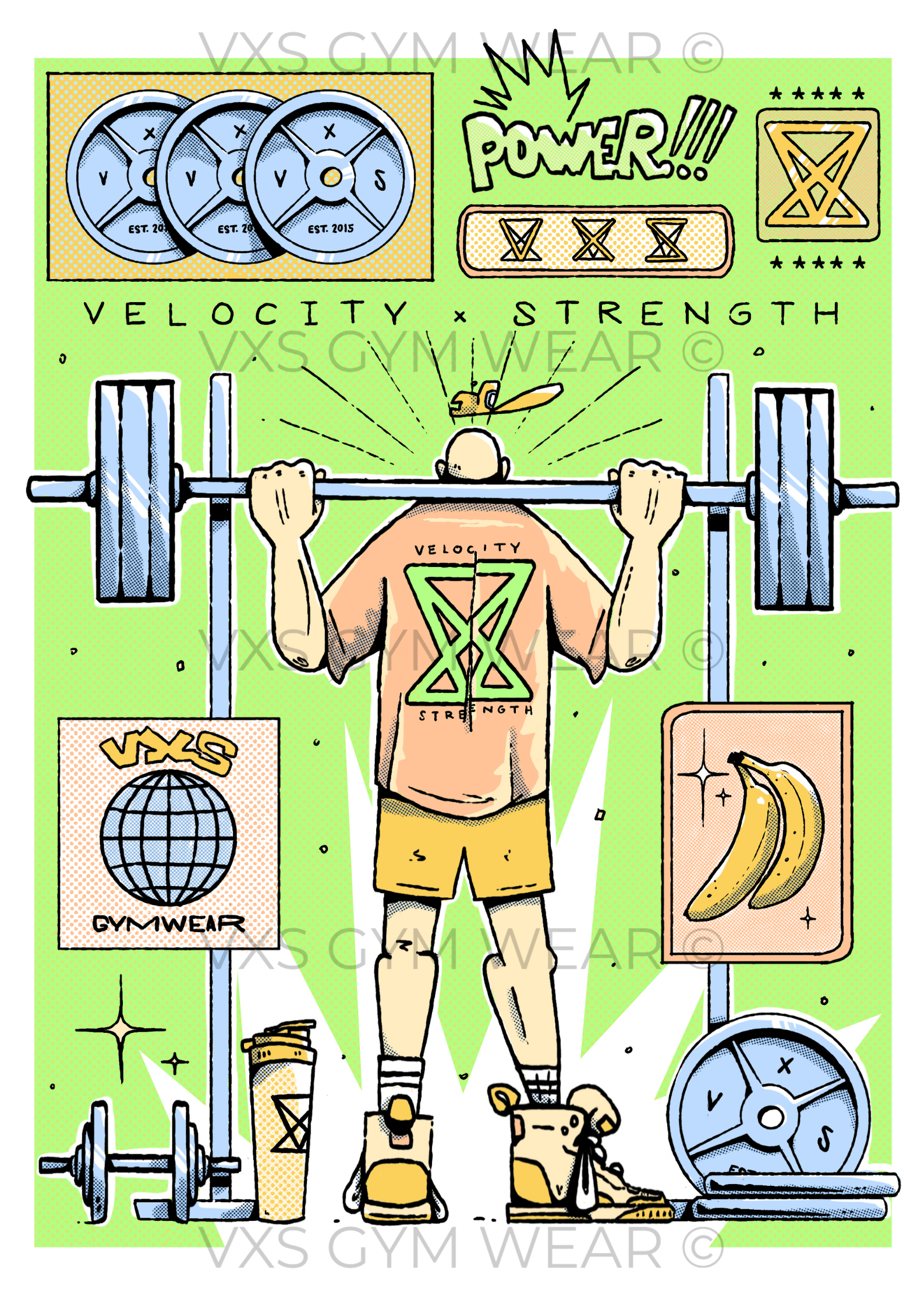 Special Edition A3 Poster Print - VXS GYM WEAR